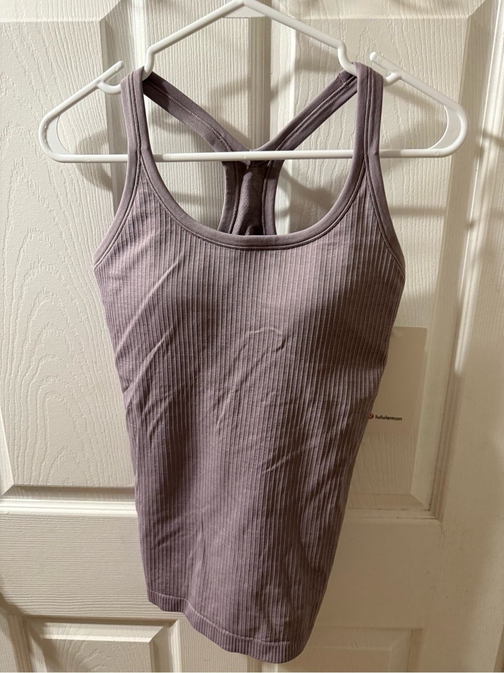 *NWT* Lululemon athletica Ribbed Mauve Ebb to Street Tank b/c cup